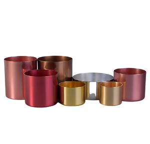 Récipient de stockage de cire en cuivre de qualité supérieure avec finition miroir parfait pour une décoration intérieure élégante et un approvisionnement en vrac vivant organisé - Product Image 2