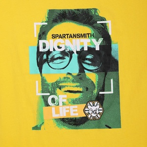 Venta al por mayor 100% algodón orgánico hombres Premium camisetas lujo gráfico impreso con logotipo personalizado de alta demanda - Product Image 4