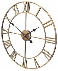 Wholesale Rustic Modern Metal <b>Wall</b> Clock Large Battery-Operated Iron <b>Wall</b> Decor Completely Silent and Non-Ticking - Product Image 5