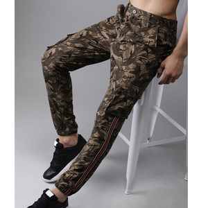 Pantalones de camuflaje para hombre, Pantalón Cargo, cintura elástica, harén - Product Image 6