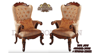 ชุดโซฟาสำหรับบ้านดีไซน์พิเศษ,ชุดโซฟาโบราณสีน้ำตาลสำหรับห้องรับแขกรุ่นปี7-Seater - Product Image 2