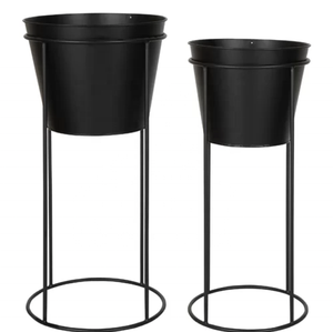 Fournitures de jardinage Pot de fleurs et jardinière Ensemble de jardinières en métal 2 pièces - Product Image 6