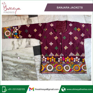 Chaquetas Banjara de Tela de Algodón con Bordado Tribal a Precio Económico - Product Image 3
