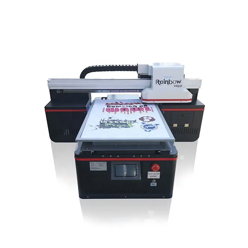 Rainbow DTG Printer For販売Multi色High品質インクa2 4060布プリンタ価格
