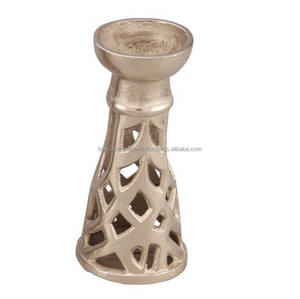 แจกันดอกไม้อลูมิเนียมสำหรับตกแต่งบ้าน,กระถางดอกไม้โลหะขายส่งทำจากอินเดีย - Product Image 5