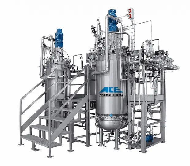 Ace Top Kwaliteit Biologische Fermentor Algen Photobioreactor Ascorbinezuur Vergister Bioreactor