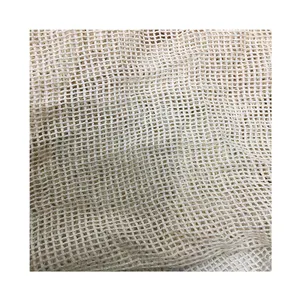 New Mesh Fabric 100% Organic Cotton Made Custom Color Organic Cotton Dress Home Textile Plain Dyed WHITE COMBED Woven Garment Bags