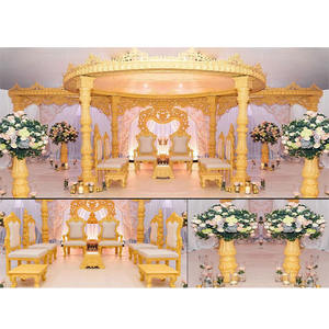 ซุ้มแต่งงานในร่มแบบราชวงศ์ สหราชอาณาจักร มหารานี ขายดี ซุ้มแต่งงานไม้เนื้อแข็ง ผู้ผลิตซุ้มแต่งงานสำหรับงานปาร์ตี้ งานอีเว้นท์ขนาดใหญ่ สถานที่จัดงานในสหรัฐอเมริกา - Product Image 1