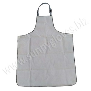 Delantal de soldadura de cuero resistente, retardante de llama, disponible en cantidad a granel barata - Product Image 1