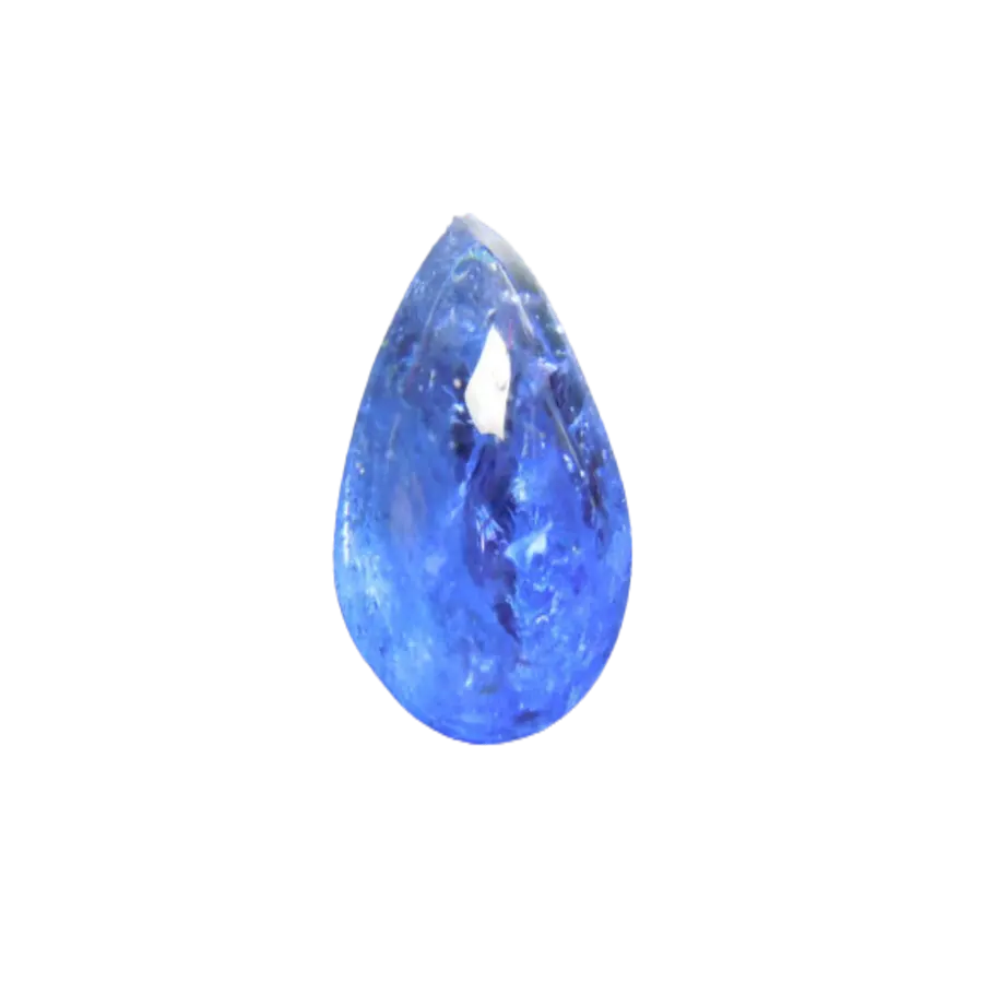 Peer Druppels Tanzaniet Cabochon Edelsteen Kralen Size 10X14mm Tanzanite Edelsteen Kralen Voor Verkoop