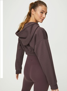 Hoodies décontractés sur mesure de haute qualité pour femmes, en tissu tricoté, avec logo frontal, à prix abordable, très demandés pour le printemps - Product Image 6