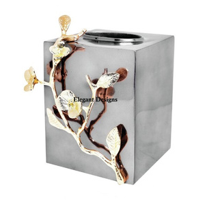 Porta Servilletas y Cubierta para Caja de Pañuelos de Metal de Lujo, Hecho a Mano, Ecológico, con Forma Cuadrada para Uso Doméstico, en Caja - Product Image 2