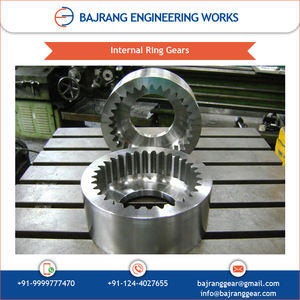 Highly Efficient Outstanding Quality Alloy Steel Internal Ring <b>Gears</b> for Steel Beams, Rails - Product Image 4