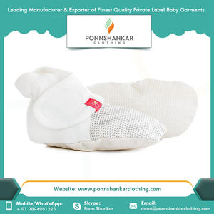 Botines de algodón orgánico para bebé recién nacido, personalizado, manga corta, 100% - Product Image 5