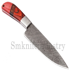Custom Handmade Damascus Steel <b>Kitchen</b> Chef <b>Knife</b> Pakka Wood Handle <b>Knife</b> (Smk1569) - Product Image 2