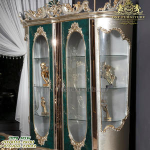 Ensemble de meuble de salle à manger, sculpté à la main, luxueux, Design européen, Villa Royal, en bois de teck, 4 pièces - Product Image 3