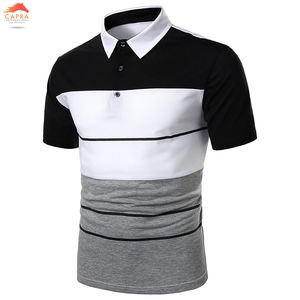 2025 coton personnalisé pour hommes pour polos t-shirts compressé et grande taille avec tissu tricoté avec logo personnalisé - Product Image 3