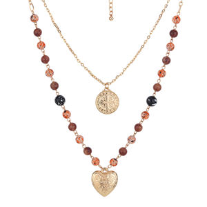 Mode Punk Hip Hop Collier Or Papillon Ras Du Cou Chaîne Épaisse Multi Couche Collier 2024 - Product Image 1