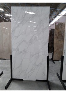 Laje Azulejos 1200x2400mm blanc moderne de haute qualité dalle de porcelaine résistant aux taches pour intérieur extérieur sol prix de gros - Product Image 6