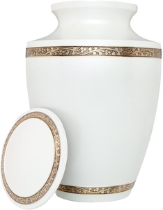 Urnes funéraires américaines en laiton doré nacré pour cendres humaines, vente en gros à prix réduit - Product Image 6