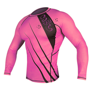 Rash Guard MMA Short Sleeve Full Graphic Grappling Cropped Gym Swimming Fight Jujitsu Stretch Lightweight Quick Dry Private - Product Image 3