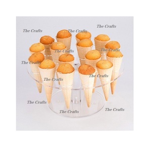 Support à glace en fer blanc et doré, qualité supérieure, lot de 2, forme personnalisée en fer - Product Image 5