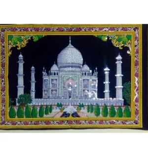 Wall Hanging Seventh Wonder In World Taj Mahal Tapestry Small Home Decor Poster Wonderful Art Beautiful