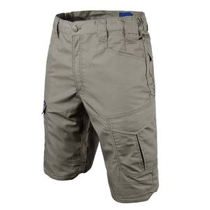 Short cargo décontracté de qualité pour hommes 100% coton méthode de tissage non tissé à motif solide à vendre - Product Image 6