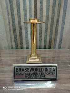 BRASS CHURCH ALTER SMALL CANDLE STICK CHURCH SUPPLIES - Product Image 6