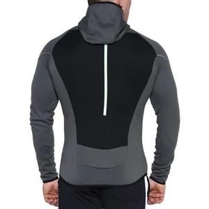 Venta al por mayor personalizar cremallera Sudadera con capucha Casual al aire libre transpirable hombres sudaderas con capucha sudadera - Product Image 5