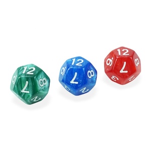 Professional Custom Acrylic Bulk <strong>Dice</strong> Multi Colored D12 12 Sided Gemstone Dices Moles Manufacture for Casino <strong>Table</strong> <strong>Games</strong> - Product Image 3