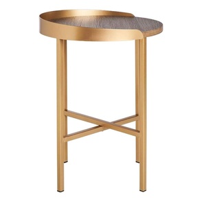 Premium Quality Customized Size Handmade <b>Black</b> Powder Coated Stainless Steel Eco-Friendly Classic Royal <b>Side</b> <b>Table</b> Simple Plain - Product Image 4