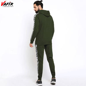 Survêtement d'hiver en polaire pour homme, étiquette privée, ensemble de jogging, veste à capuche, pull, - Product Image 5