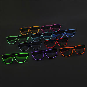 ワイヤレスLED発光メガネUSB充電式ELLEDライトアップサングラスレイブパーティーグローイングメガネ - Product Image 4