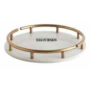 Plateau de service en marbre de taille personnalisée, forme rectangulaire vintage moderne, plat classique fait à la main pour la maison, cuisine, plateau de service fantaisie - Product Image 4