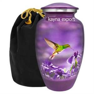 Nouvelle conception d'urne funéraire pour adultes en marbre fini avec gravure, belle urne pour les cendres d'un être cher, design unique, meilleures urnes - Product Image 5