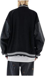 Polyester personnalisé de meilleure qualité Veste super unisexe en satin à la mode Vestes universitaires de baseball personnalisées de haute qualité - Product Image 5