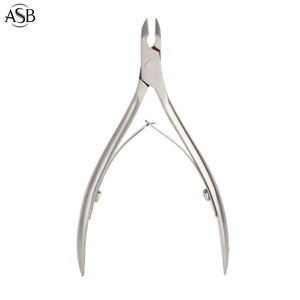 Vente en gros ASB INSTRUMENTS Meilleure qualité Pince à cuticules en acier inoxydable japonais de 6 mm durable pour les ongles des pieds et des doigts Options personnalisées - Product Image 5
