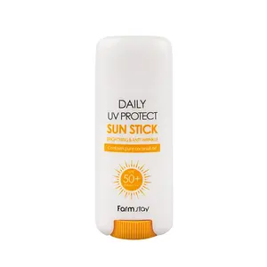 Farmstay Dagelijks Uv Protect Zon Stick-Cpnp Gemaakt In Koreaanse Cosmetische-SPF50 + Pa + + + +, uv-bescherming, Hydraterende, Stevig, Heldere