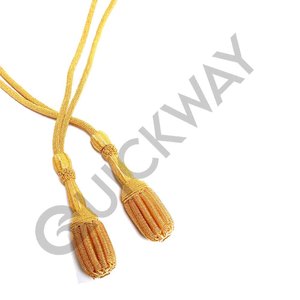 Noeud de sabre du meilleur officier avec noeud Portepee Vente en gros Quantité en vrac personnalisée Fabrication de noeud sabre - Product Image 5