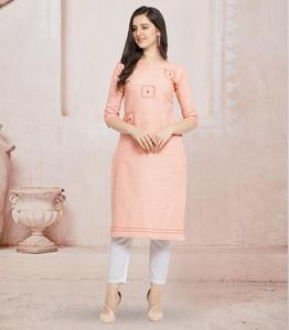 Designer Ladies Cotton Reyon Women Anarkali Dernier design de mode Prêt à porter à bas prix avec veste Dupatta Robe indienne Alphanumero Shalwar Kameez - Product Image 4
