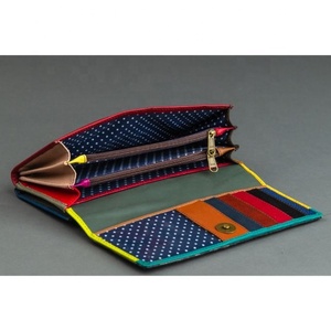 New Stylish Hair On Hide Colourful Fur Leather Clutch Unique Personalized Leather ATM <b>Card</b> <b>Holder</b> <b>Wallets</b> Fur Leather Clutch - Product Image 2