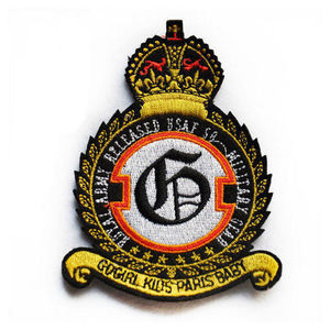 Logo d'animal tigre personnalisé 100% patchs et badges de broderie à la machine Style à coudre en tissu avec service à repasser - Product Image 1