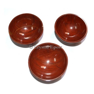Red Jasper Stone Bowl - Crystal Bowl - Product Image 1