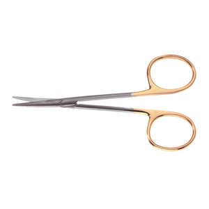 Strabismus <b>Scissors</b> Onyx <b>Scissors</b> 4.5'' (11.5cm) Straight or <b>Curved</b> - Product Image 5