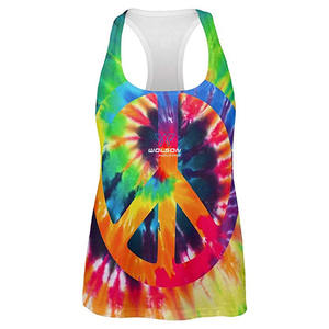 Camisetas sin mangas de entrenamiento físico de verano para mujer, camisetas de entrenamiento de gimnasio recortadas, diseño de sublimación de punto de talla grande para mujer, recortadas para mujer. - Product Image 4