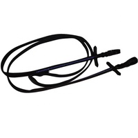 Rênes en cuir pour chevaux, pour usage équestre, taille et couleur personnalisables