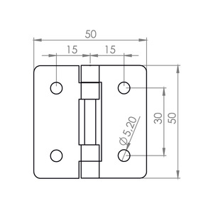 304 Độ Thép Không Gỉ 260 Độ Mùa Xuân Nạp Mông Bản Lề Máy Cửa Có Nắp Tháo Rời Bản Lề Cửa Trập - Product Image 2