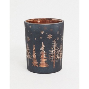 Support de lumière de thé romantique de forme ronde pour votive en verre pour les mariages et l'utilisation décorative de Noël - Product Image 4