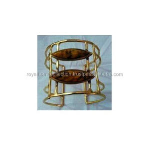 Brass Bangles in <b>Red</b> Gems Designs - Product Image 3